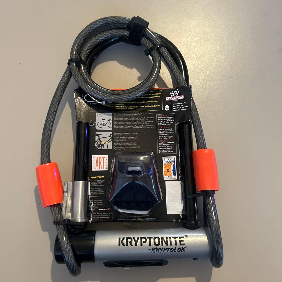 KRYPTONITE クリプトナイト 鍵　自転車　バイク