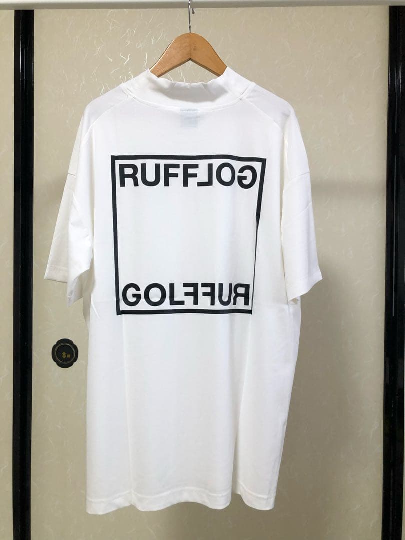 RUFFLOG MOCK NECK TEE サイズXL ホワイト　未使用