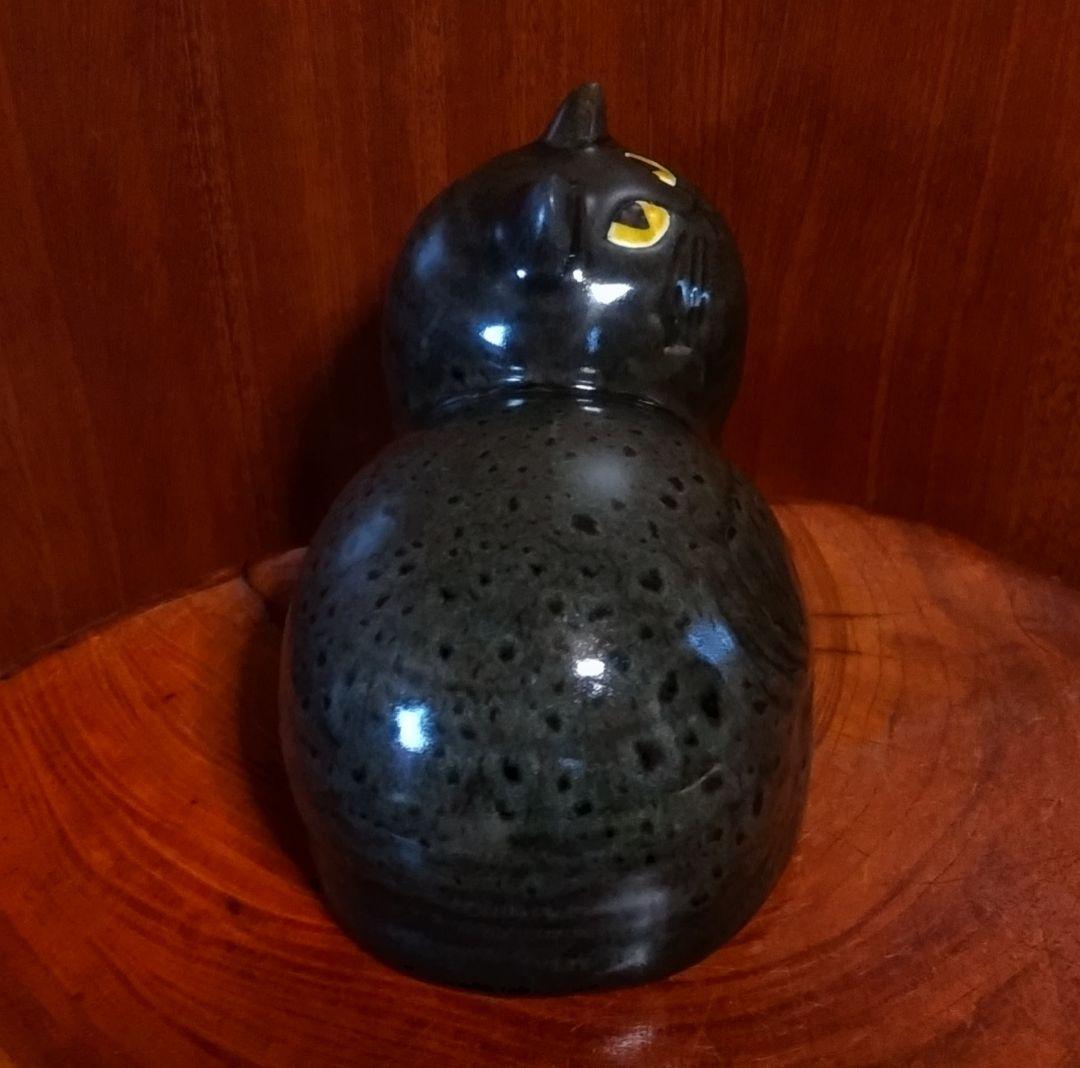 リサラーソン 　マイ　ｍａｊ 　光沢ブラック　　 北欧　 美品
