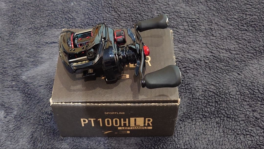 PT100HLR ベイトリール 黒 箱付き