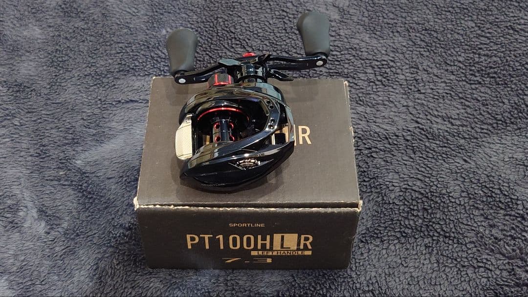 PT100HLR ベイトリール 黒 箱付き