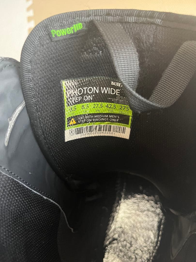 Burton Photon Wide StepOn ステップオンブーツ 27.5