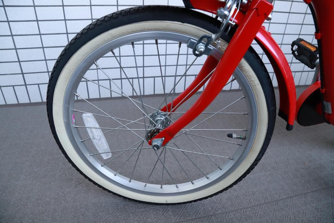 [横浜市内直渡し]アサヒ 18インチ 自転車 赤色