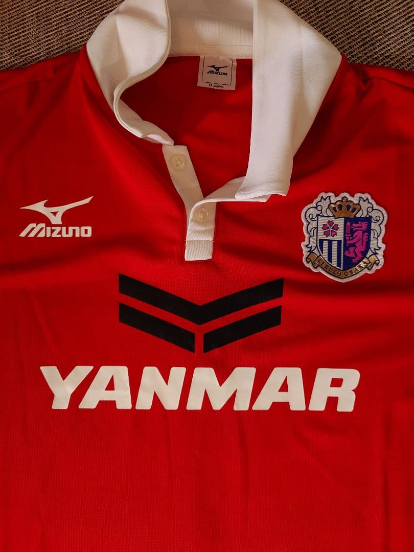 Cerezo OsakaMizuno YANMAR 赤シャツ Oサイズ