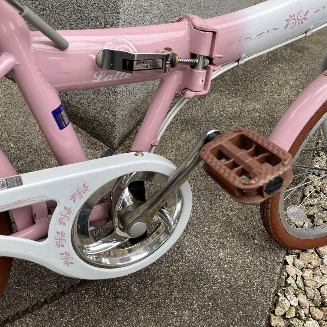 子供用自転車 20インチ　ピンク ブラウンタイヤ