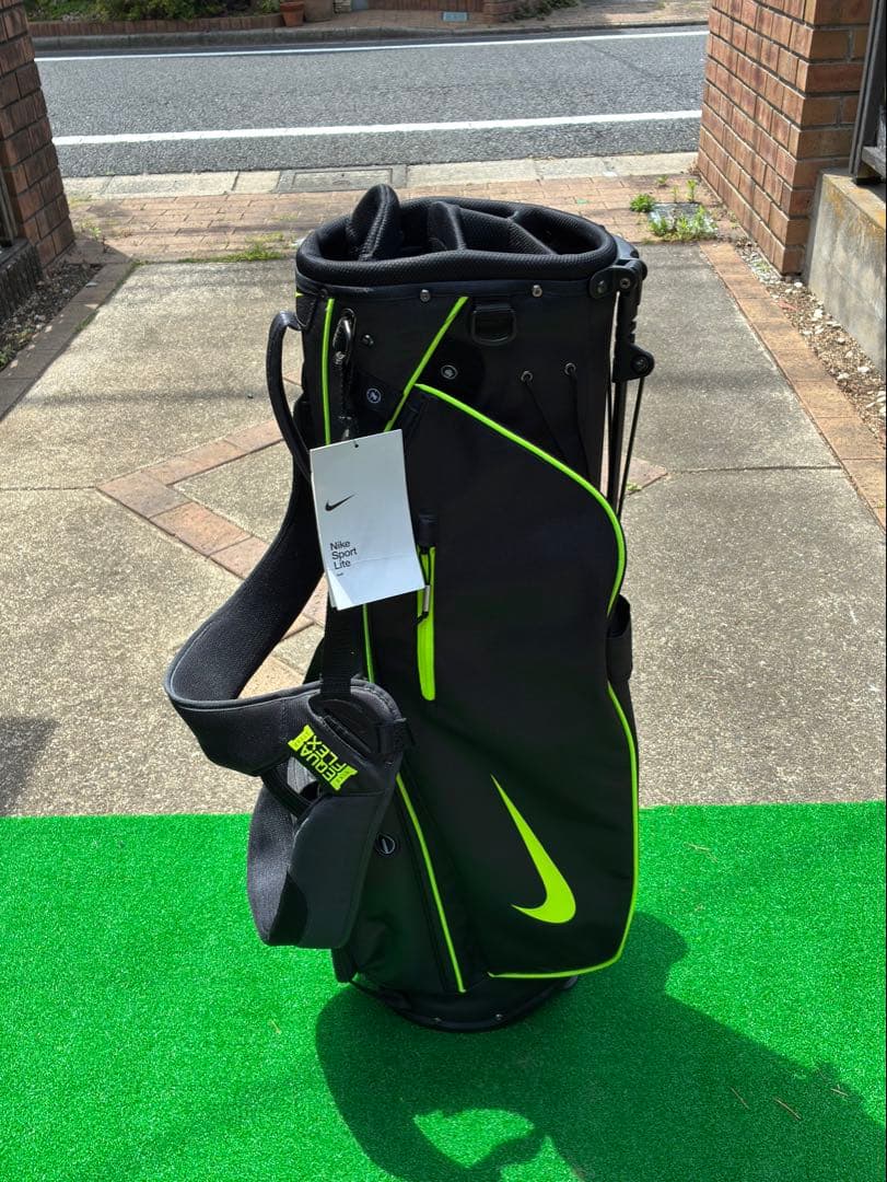 NIKE GOLF キャディバッグ ゴルフバッグ　ブラック/イエロー　国内非売品