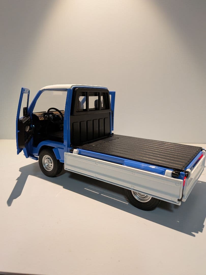 ​ホンダ アクティ 1/15 ミニカー 青/白 軽トラ 点灯 サウンド 検品済