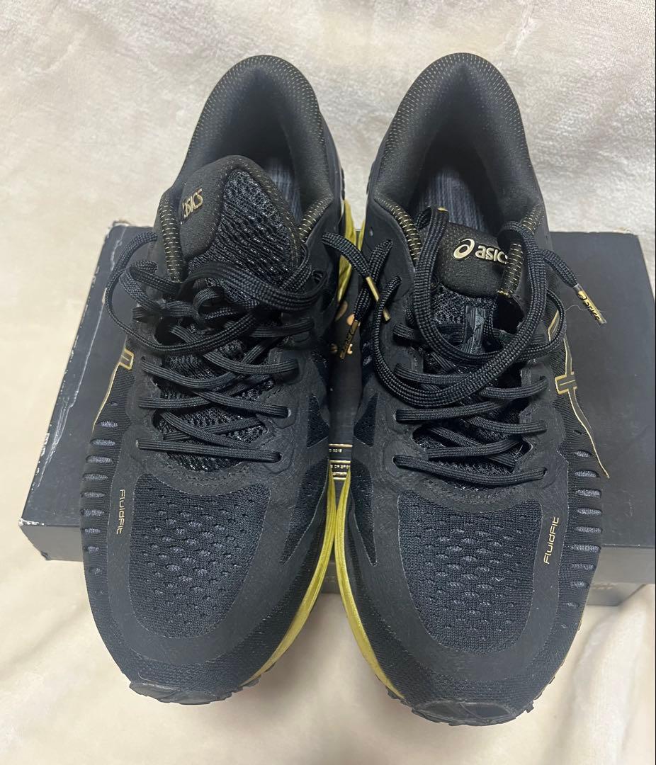 ASICS Run サイズ27.0cm USEDブラック/ゴールド