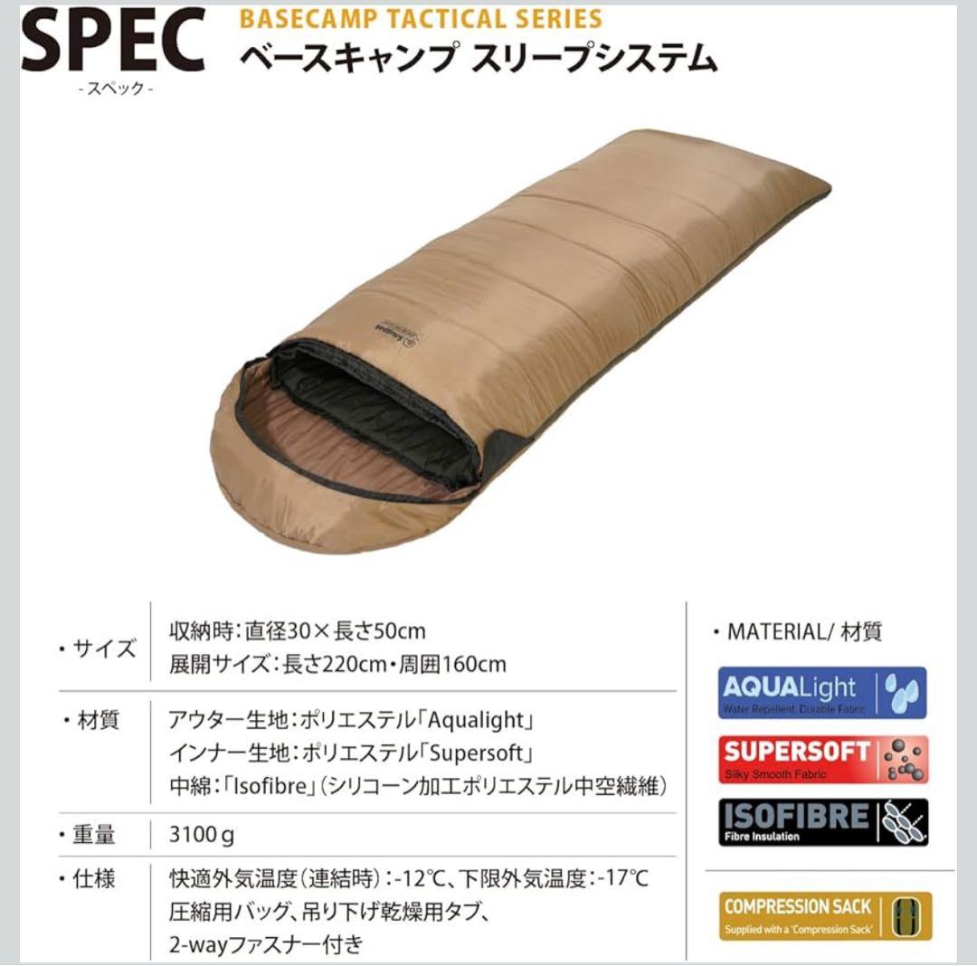 Snugpak Basecamp Sleep System 寝袋