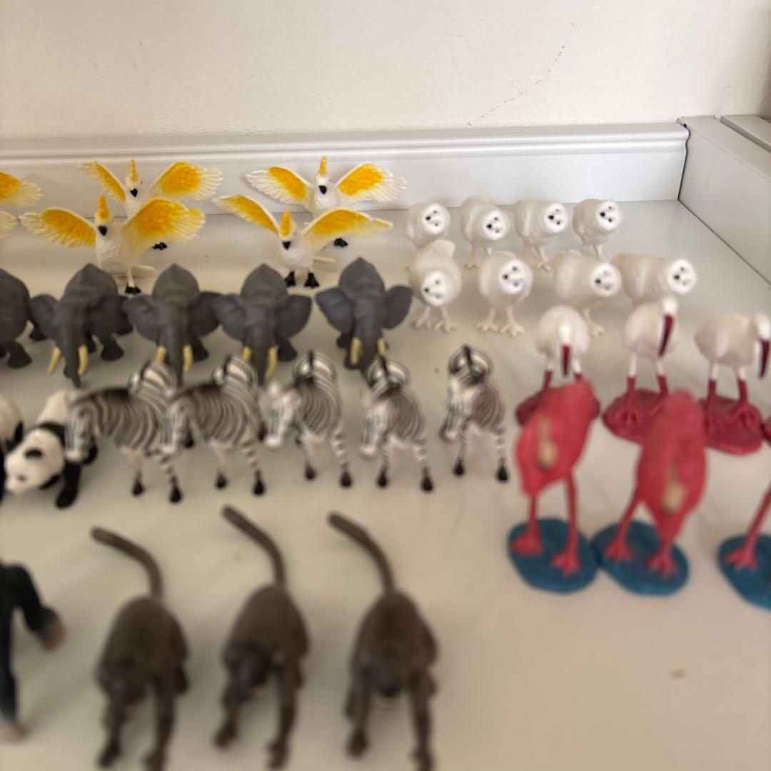 【美品】Mofun Toy 動物フィギュア　圧巻の90匹