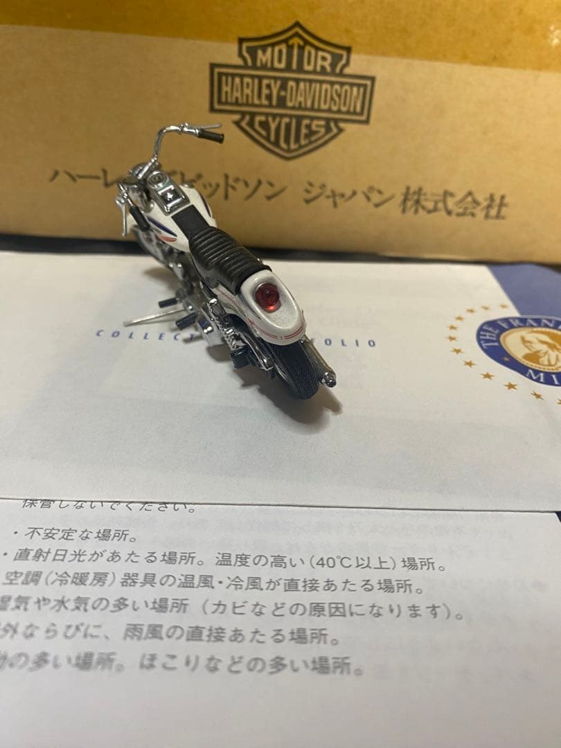 フランクリンミント製　ハーレーダビッドソンミニカー