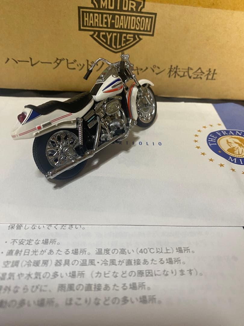 フランクリンミント製　ハーレーダビッドソンミニカー