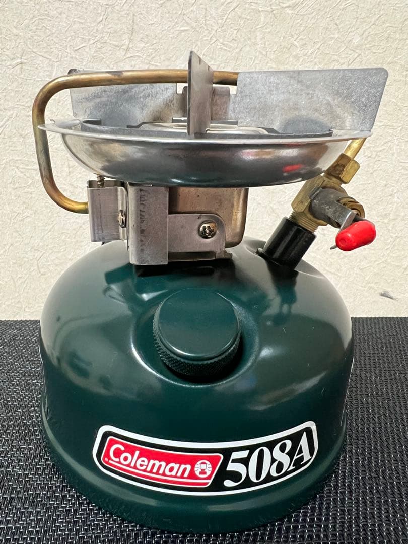一度だけ使用したColeman 508A アルコールストーブ 収納ケース付き