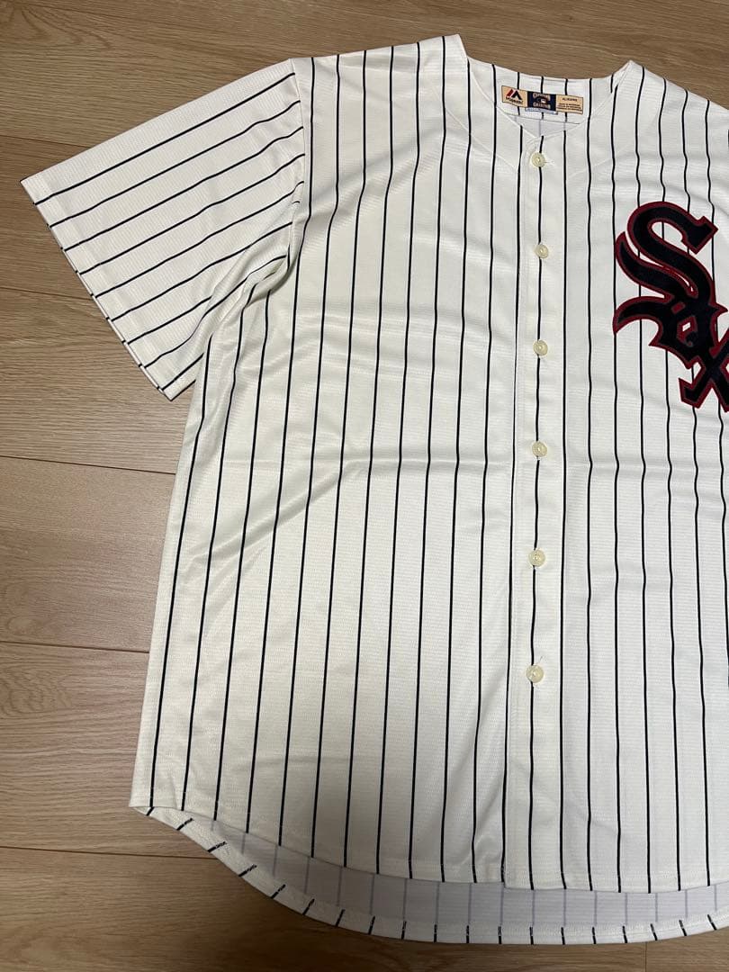 新品 majestic chicago white sox ユニフォーム XL