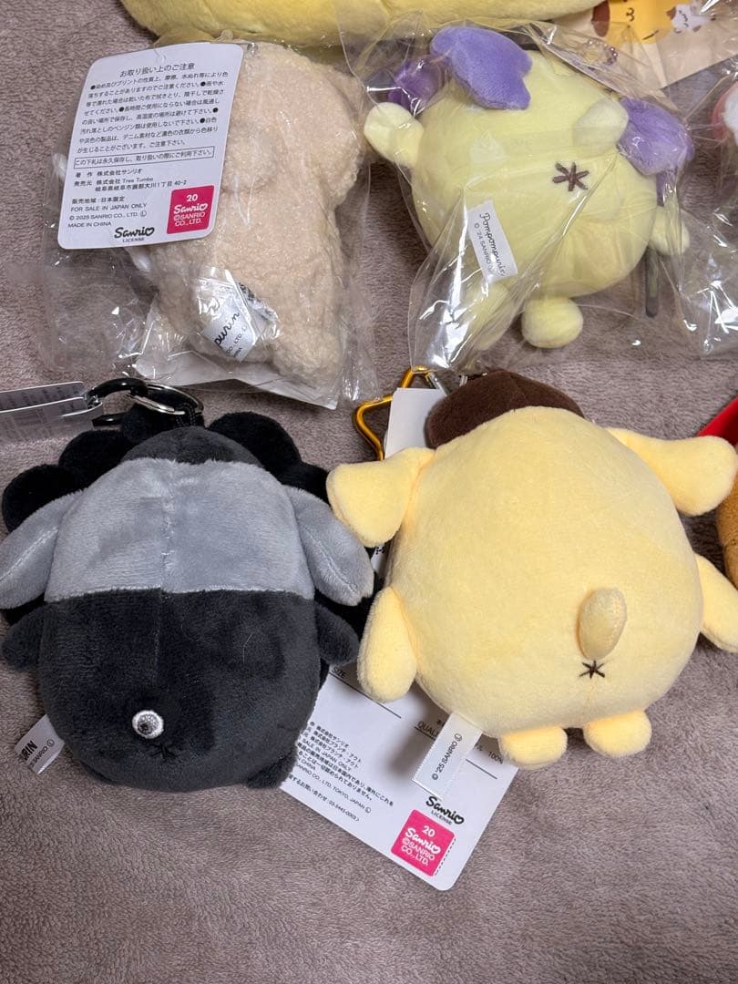 ポムポムプリン　マスコット　ぬいぐるみ　まとめ売り