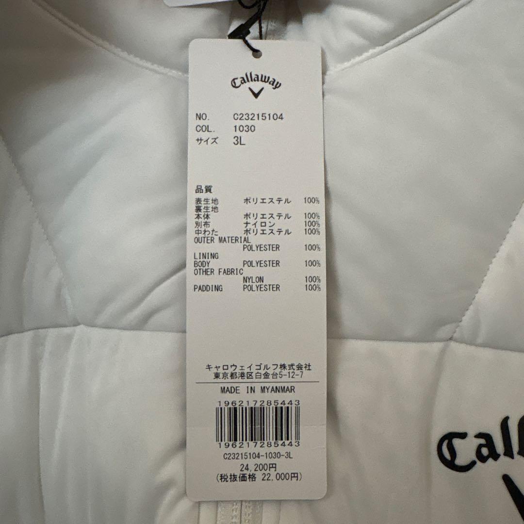 Callaway ヒートジャケット 定価24200円 身幅57 着丈72