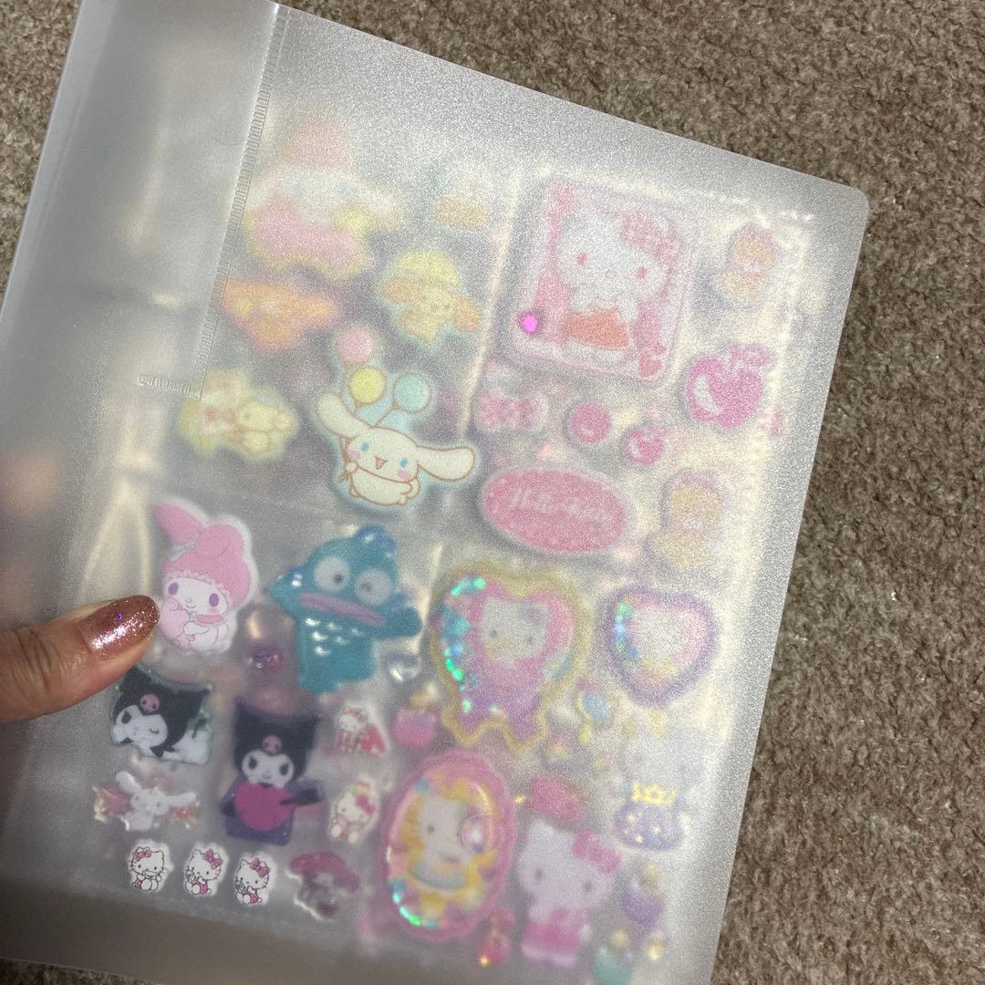 サンリオのみ!!シール帳完成品♡