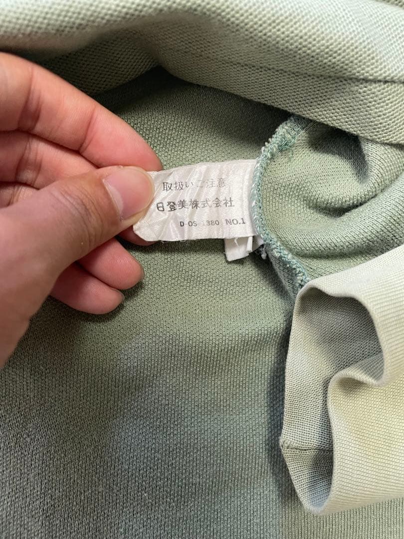 CHAPS RALPH LAUREN ラガーシャツ Lサイズ ライトグリーン