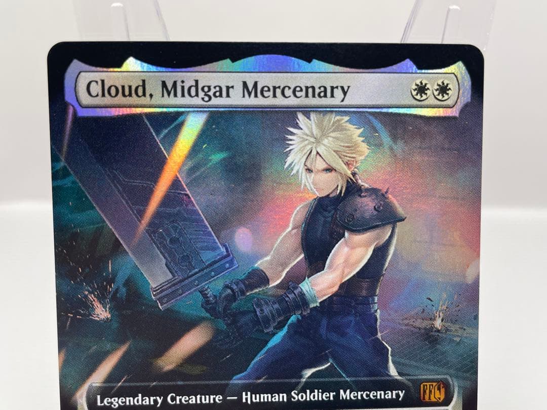 バンドル限定 mtg ミッドガルの傭兵、クラウド 英語 FOIL FF ②