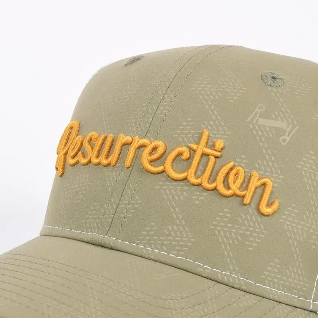 レザレクション GMエンボスメッシュキャップ / カーキBE12CAP03