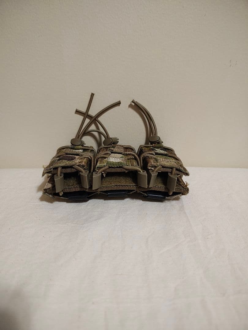 ハイスピードギア 3連ハンドガンマガジンポーチ マルチカム