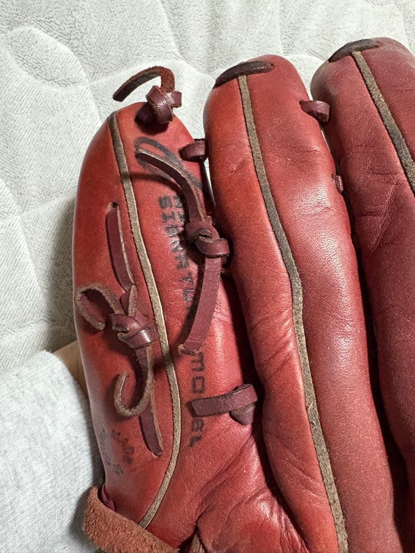 ナイキ 松坂大輔 シグネチャーモデル グローブ 投手用 赤 中古　大人用