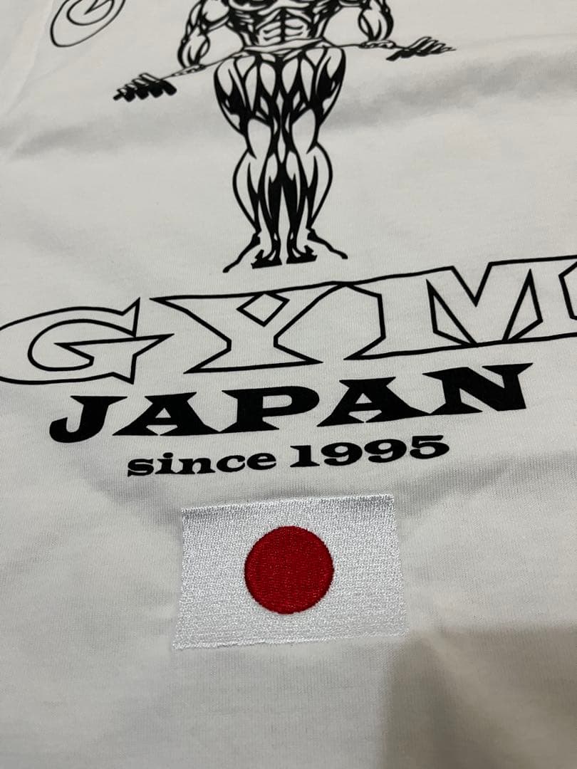 限定発売GOLD'S GYM ゴールドジム Tシャツ 日本国旗 xl