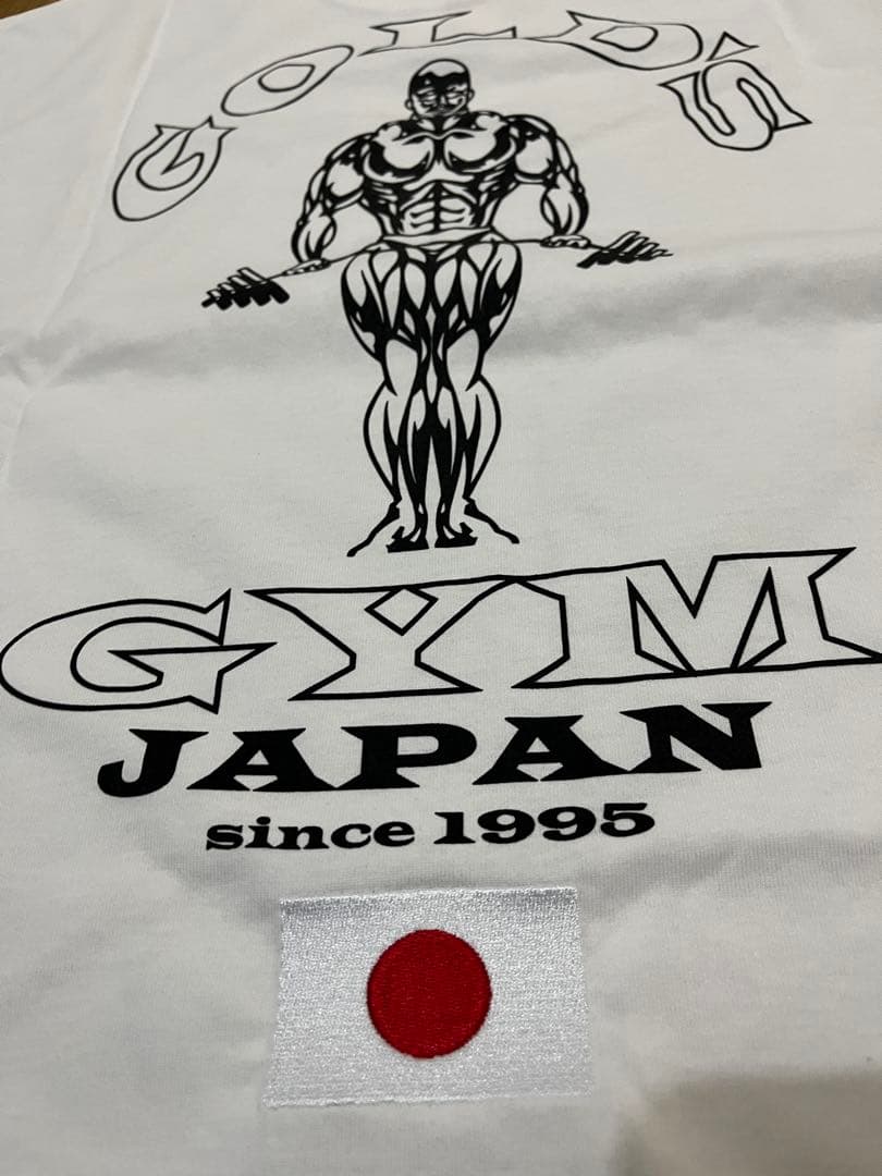 限定発売GOLD'S GYM ゴールドジム Tシャツ 日本国旗 xl
