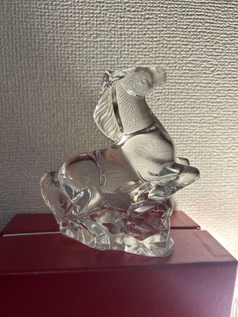 Baccarat バカラ クリスタル 来年の干支 午 馬 置物