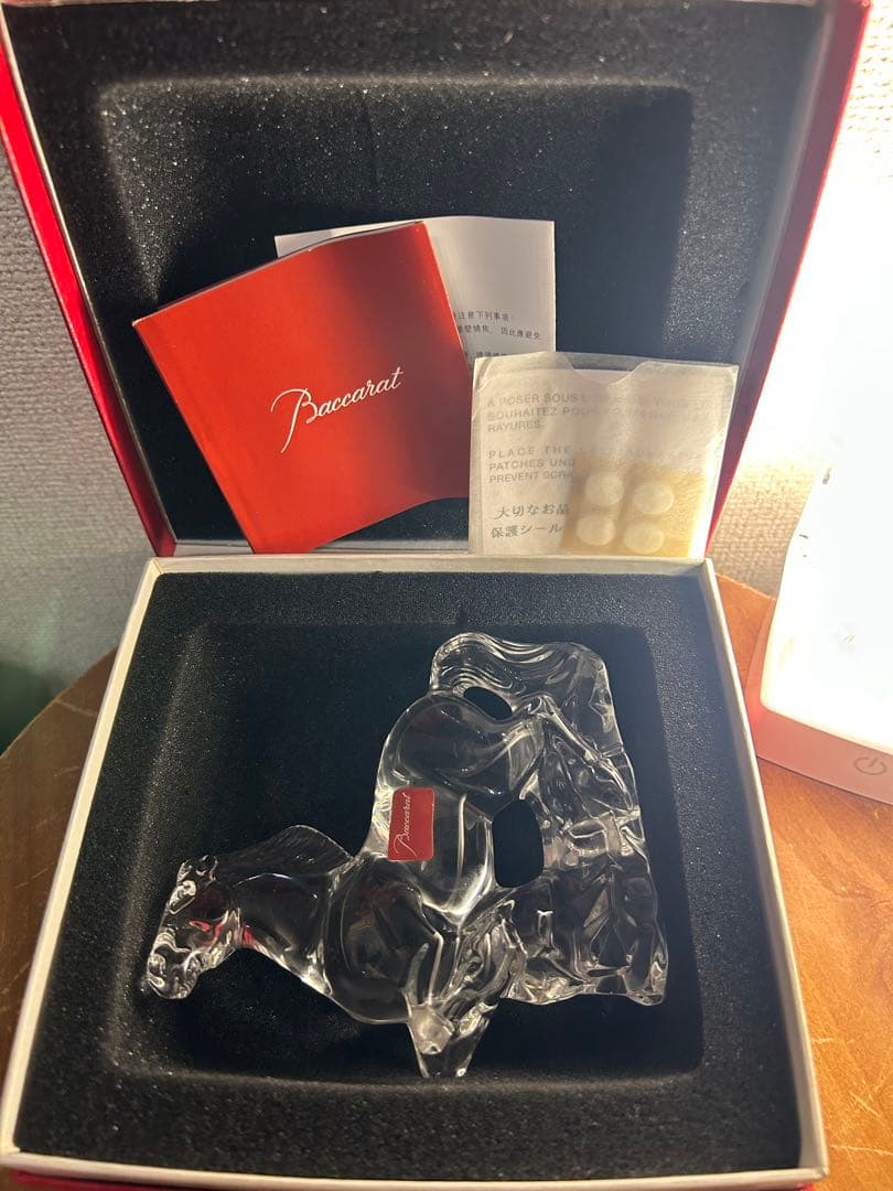 Baccarat バカラ クリスタル 来年の干支 午 馬 置物