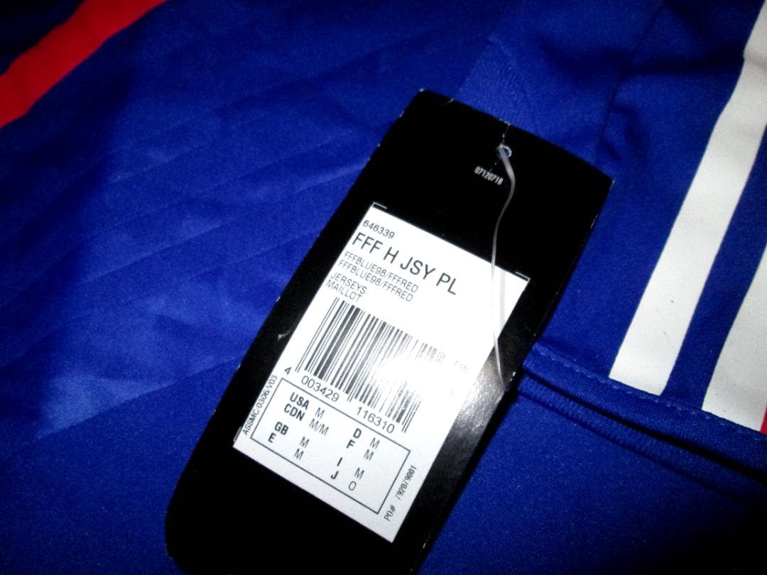 支給品　プロモ　adidas 2008年 ユーロ フランス代表モデル　長袖