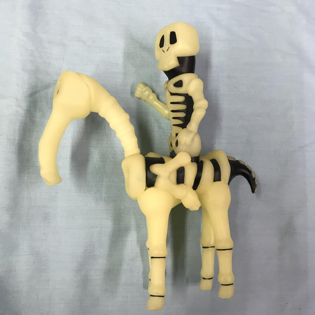 開封品 FEWTURE ギャートルズ 死神 (白骨Ver) ソフビ