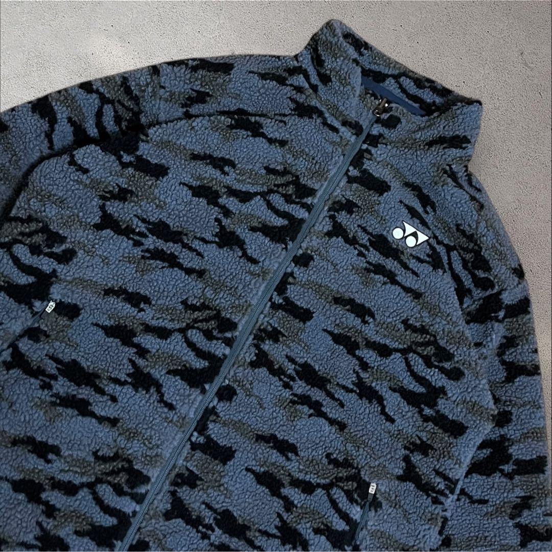 YONEX ヨネックス　リバーシブル　ジャケット　ボア　カモフラ　刺繍　XL