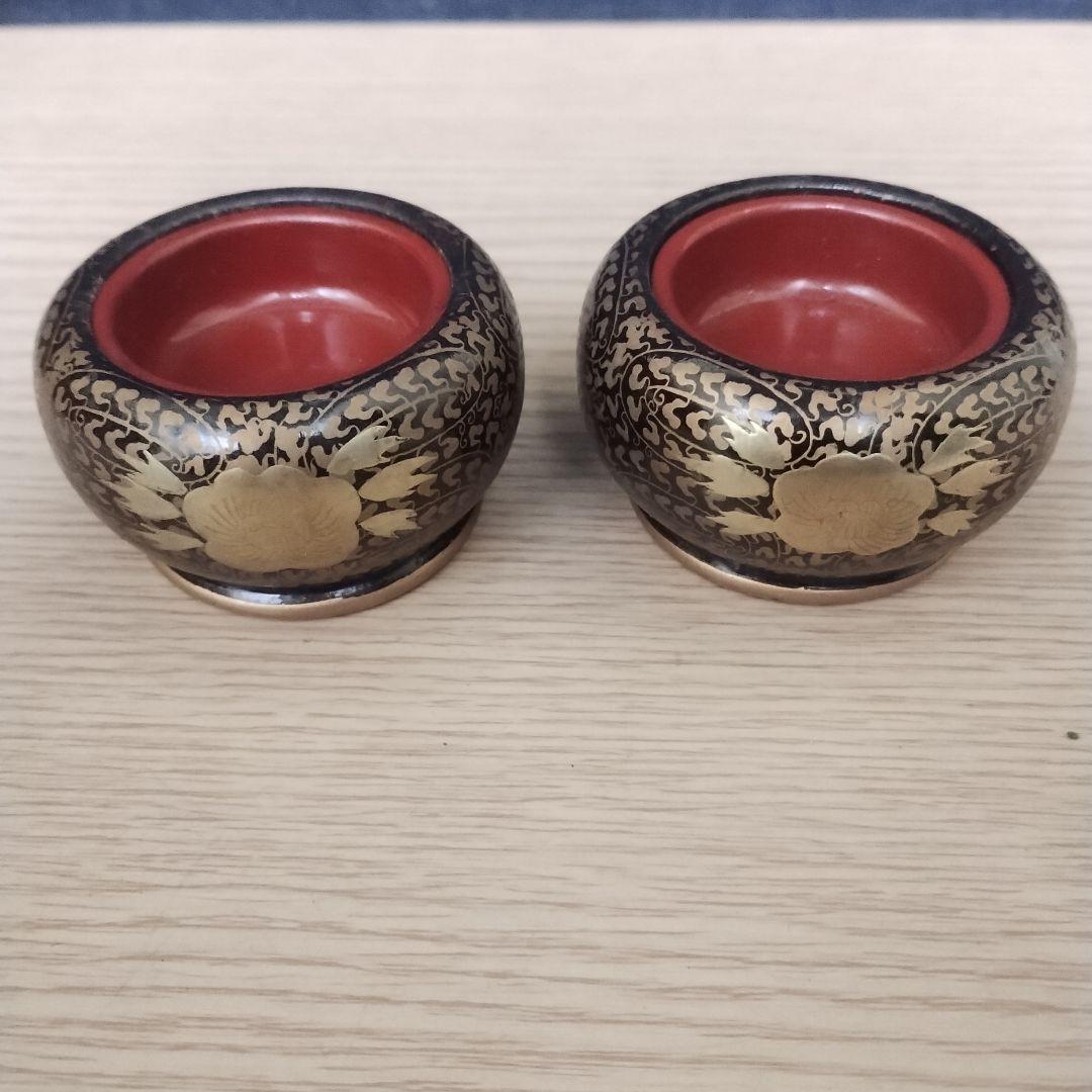ひな人形セット 鏡付き 木製