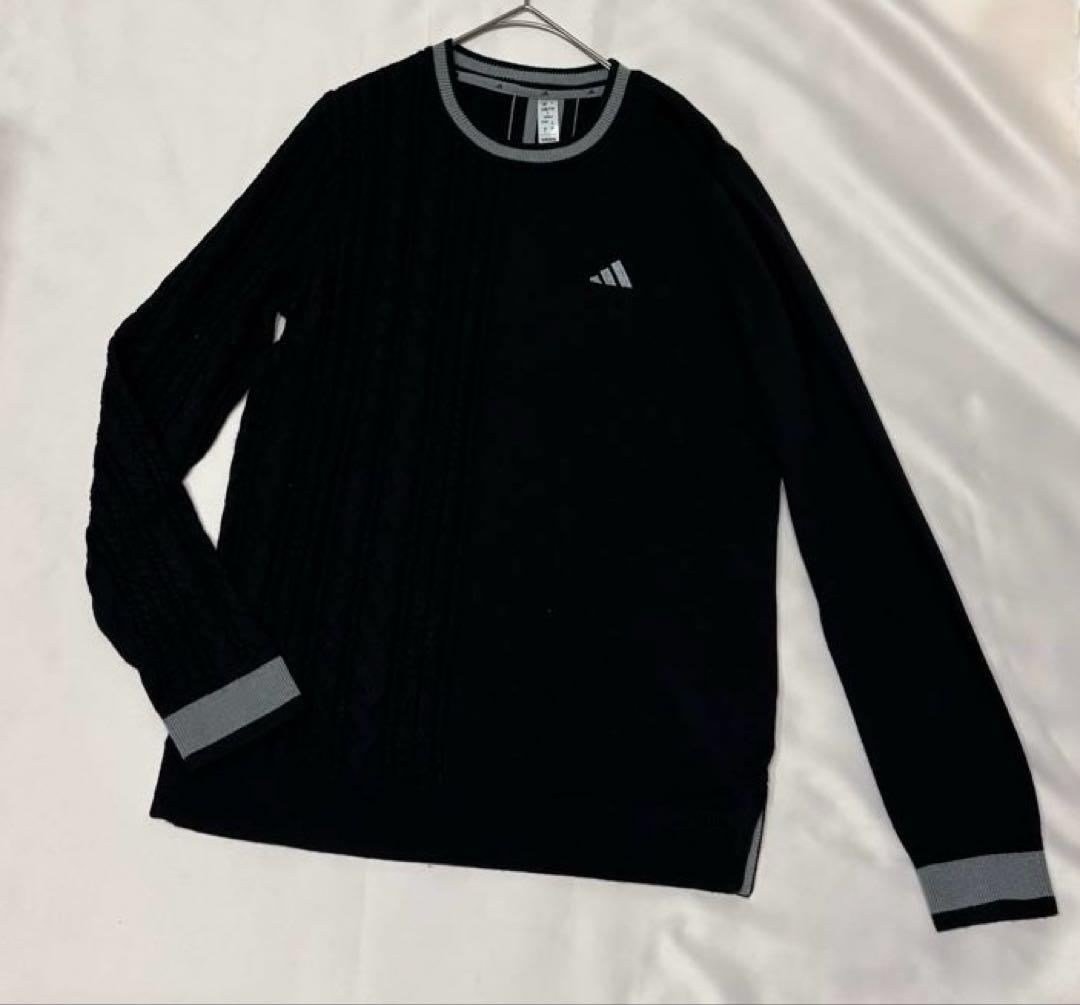 新品adidasゴルフ　アシンメトリークルーネックセーター　ニットスカート