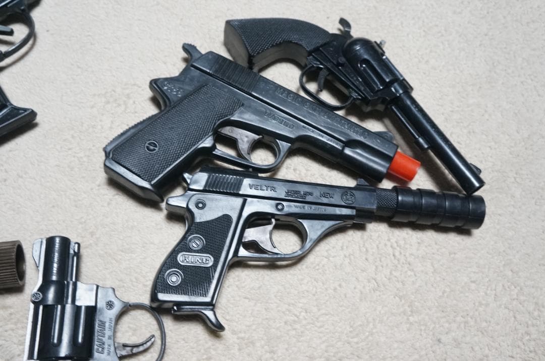 昭和レトロ　拳銃　玩具　　巻玉鉄砲？10 点　現状渡し品