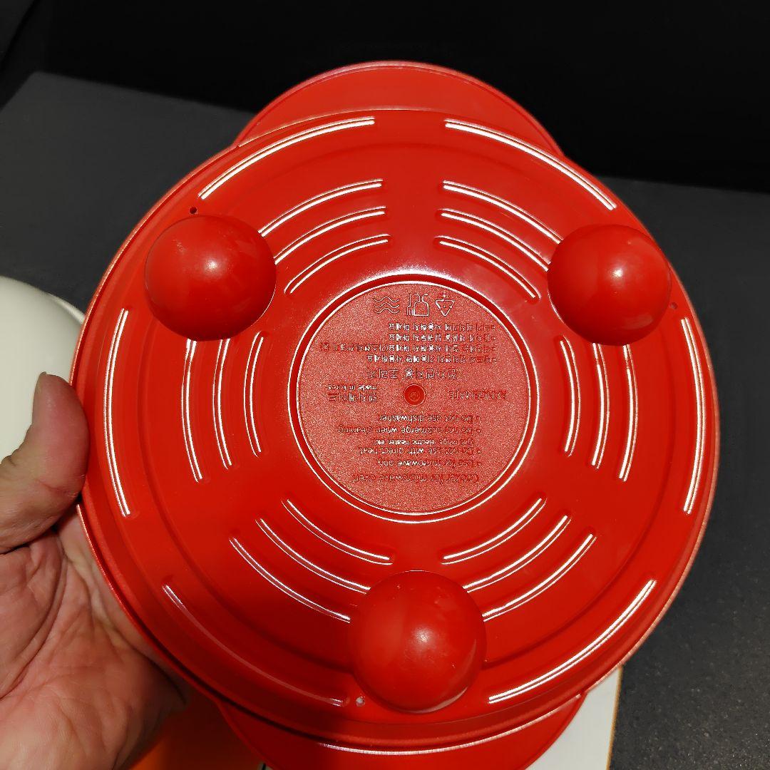 【極美品】レンジメートプロ 電子レンジ専用調理器 レッド