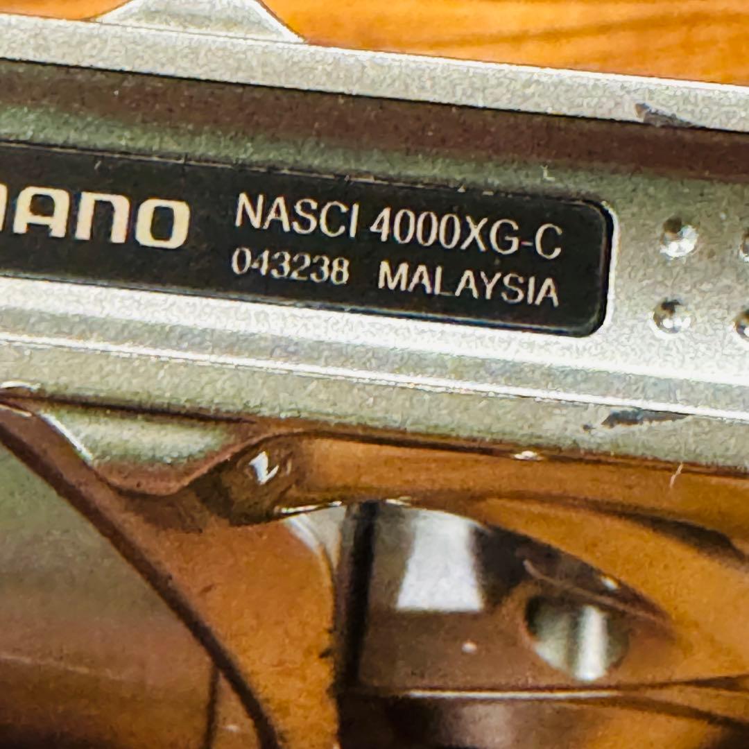 【動作良好】シマノ 21 ナスキー 4000XG【実釣実用品】