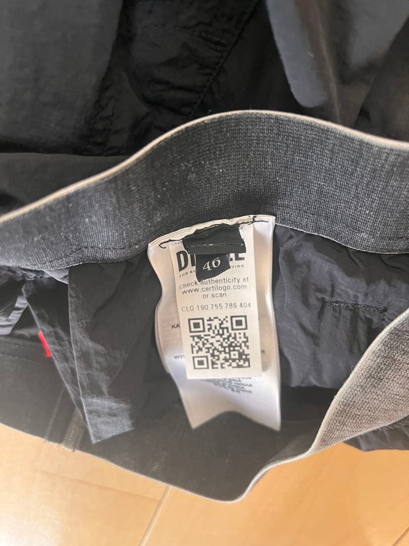 DIESEL ブラックジャージ上下セット