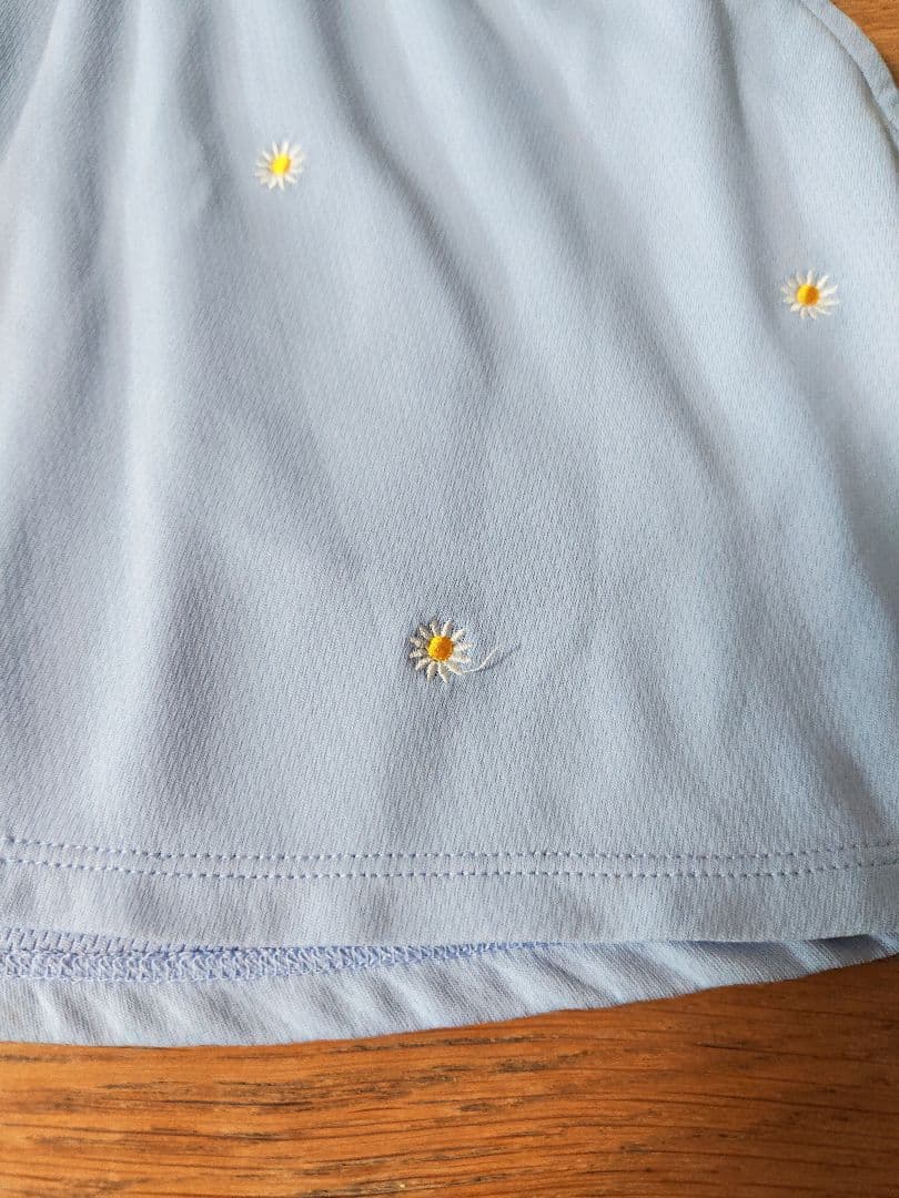 FILA 水色 花柄刺繍 　上下セット