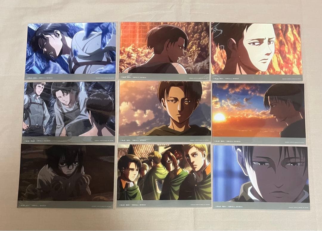 進撃の巨人 リヴァイ ブロマイド ネットプリント WIT STUDIO