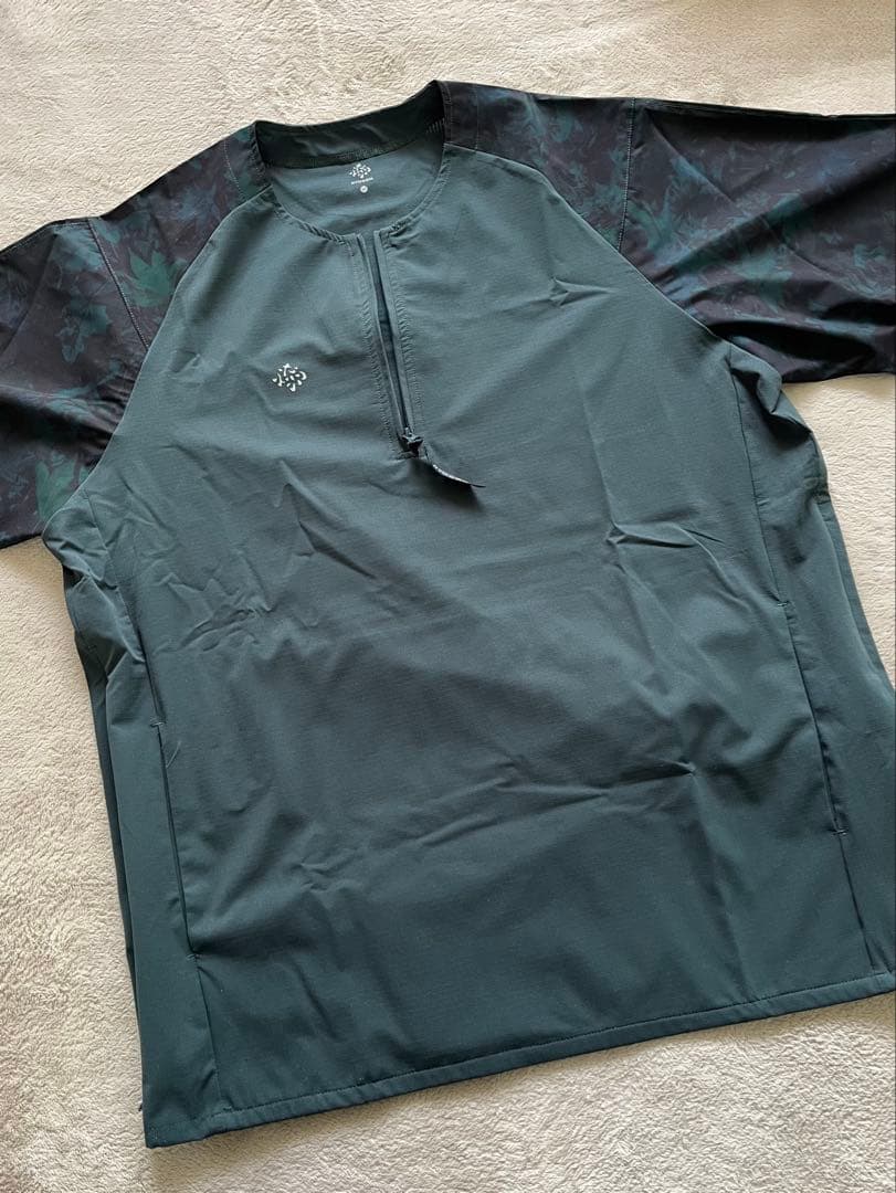 ウォーキング・ランニングウェア RYOGEN DEAD LEAF RAGLAN HALFZIP SHIRT M