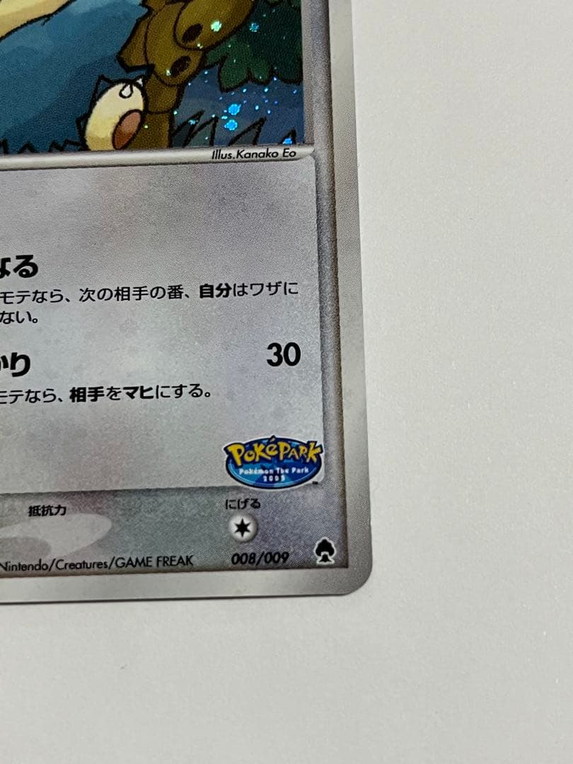 ポケパークのゴンベ ポケパークプレミアムファイル 008/009 ポケモンカード