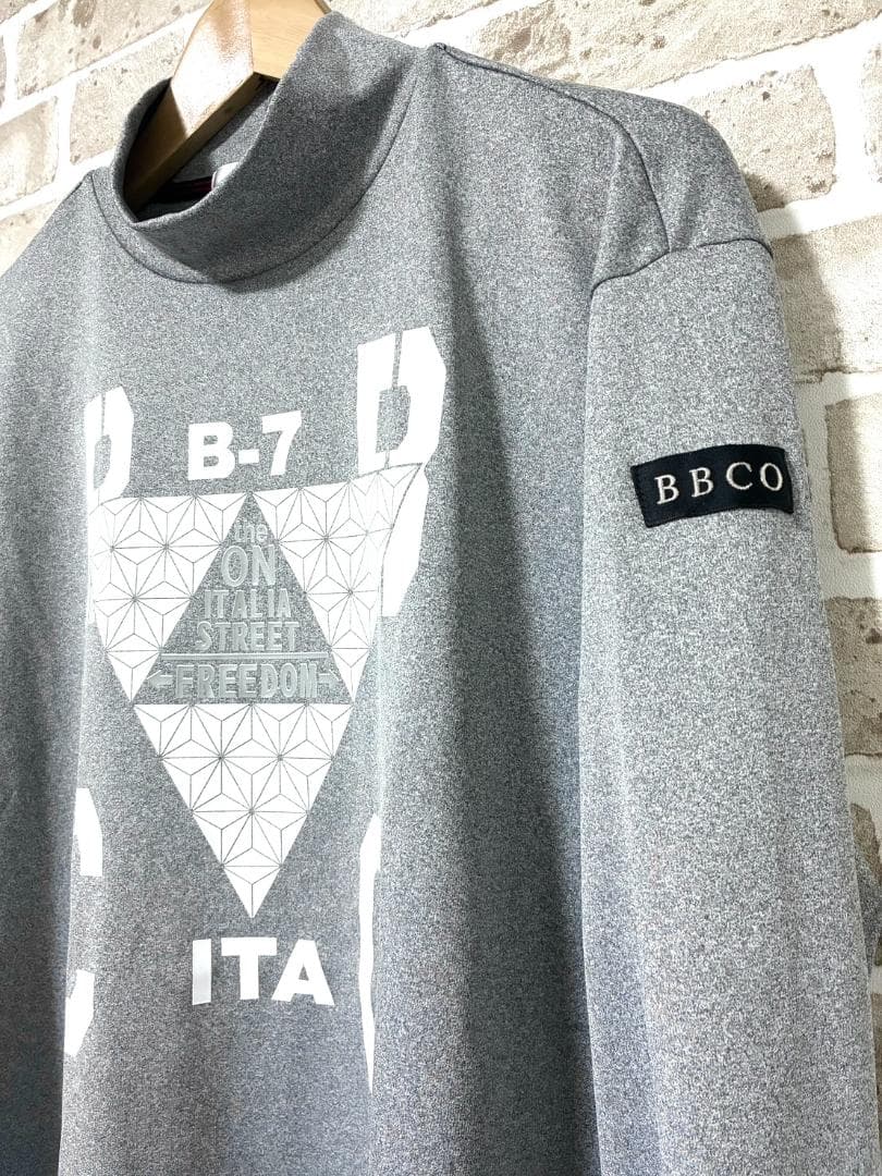 【早い者勝ち✨】BBCO GOLF メンズ 長袖 モックネックシャツ サイズ48
