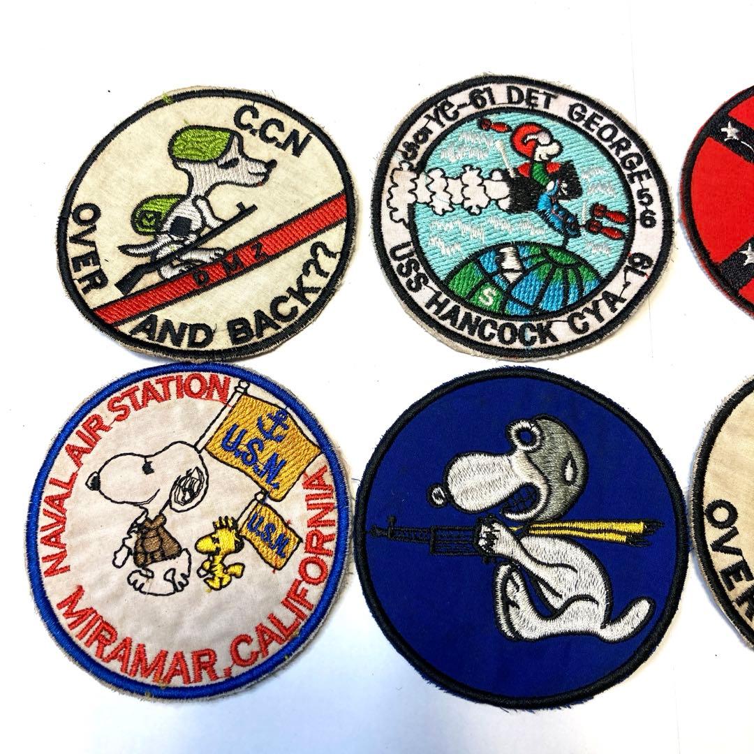 スヌーピー　Snoopy ワッペン　アメリカ軍　ミリタリー　ベトナム戦争　刺繍