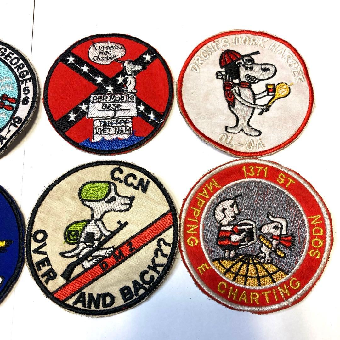 スヌーピー　Snoopy ワッペン　アメリカ軍　ミリタリー　ベトナム戦争　刺繍