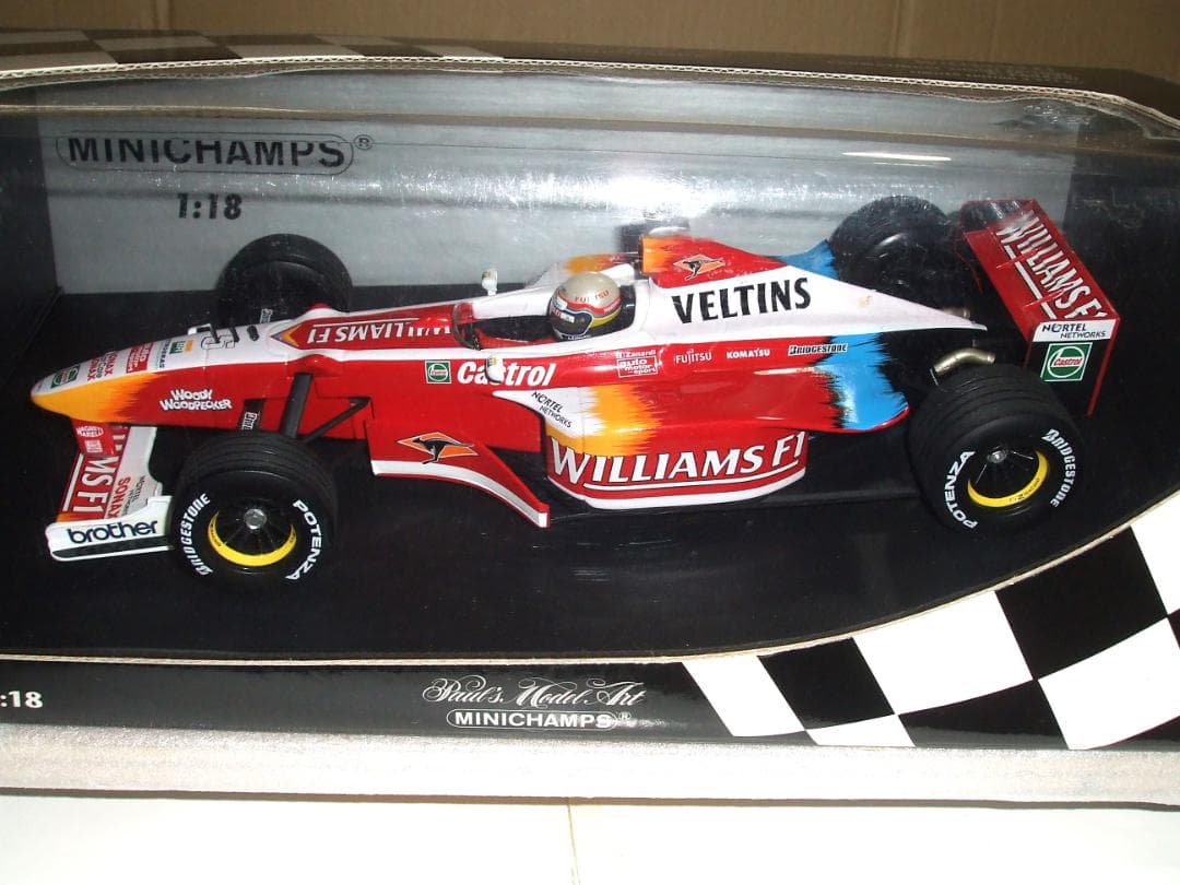 ウィリアムズ　F1　ショーカー　１９９９　ザナルディ　ミニチャンプス　１／１８