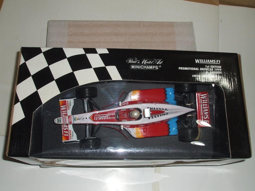 ウィリアムズ　F1　ショーカー　１９９９　ザナルディ　ミニチャンプス　１／１８