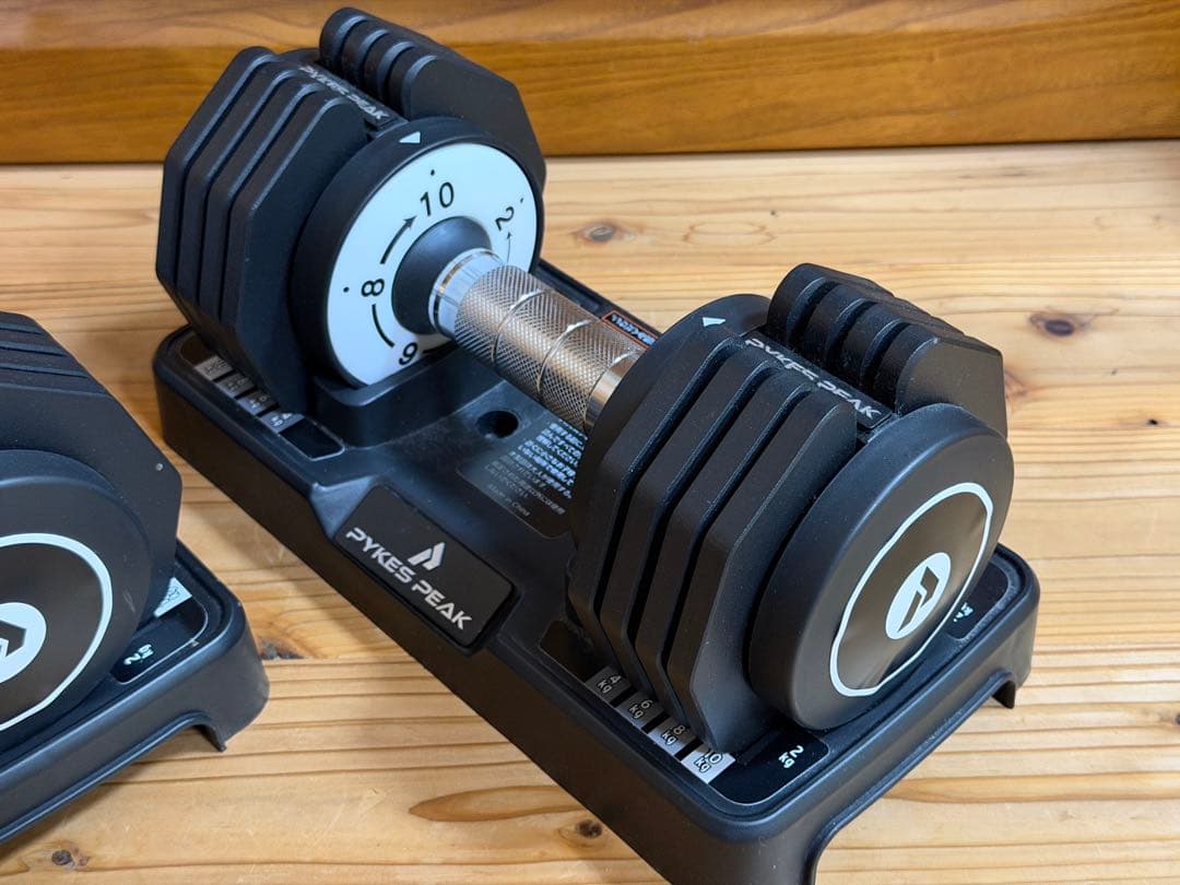 【即日発送】PYKES PEAK 可変式ダンベル 10kg セット