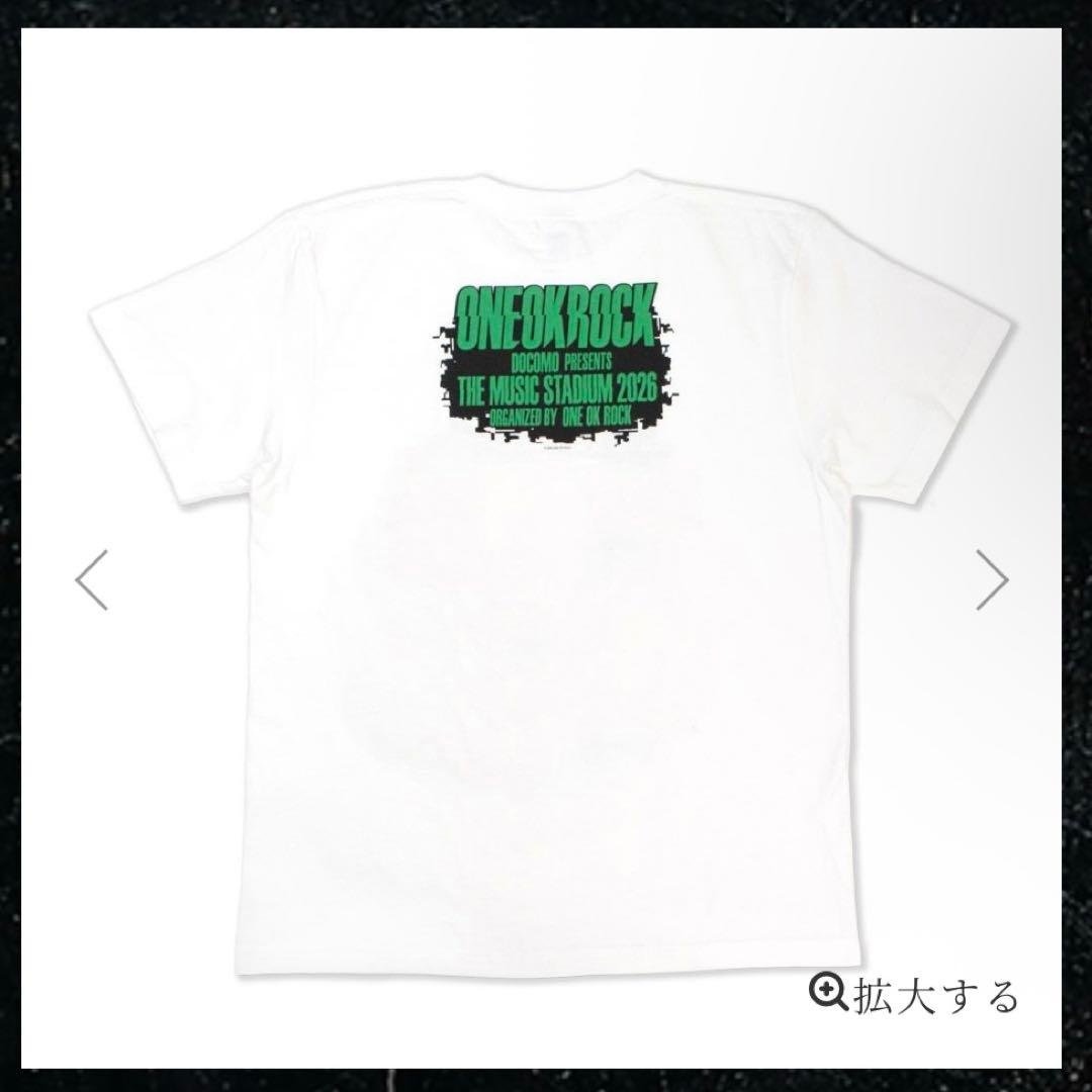 ONE OK ROCK TMS TシャツA ホワイト　Mサイズ